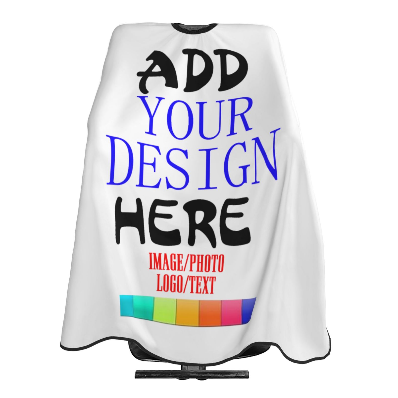 TEMU Custom Barber Capes For Men, Featuring A Design Where You Can Personalize With Your Own Logo, Image, Name, Or Text. Non-sticky, Breathable, And