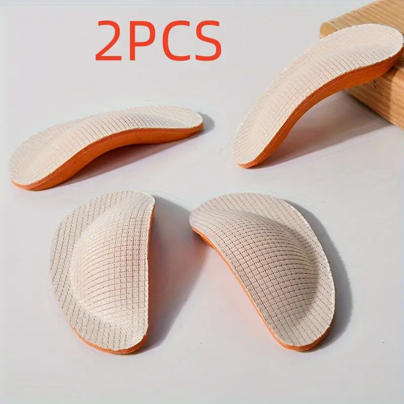 TEMU 2/4/6/8/10 paires de semelles de soutien EVA pour chaussures plates - Semelles demi- confortables avec surface texturée, design absorbant les