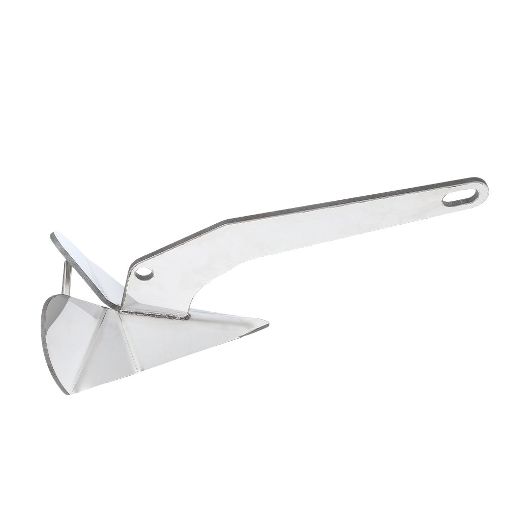 Heavy-duty Boat Anchor - Suitable For Sailboats & Yachts, Durable Marine Anchor With Triangle Wing, Corrosion-resistant Suitable For Saltwater, Ideal For Yachting, Fishing, Boating Hardware