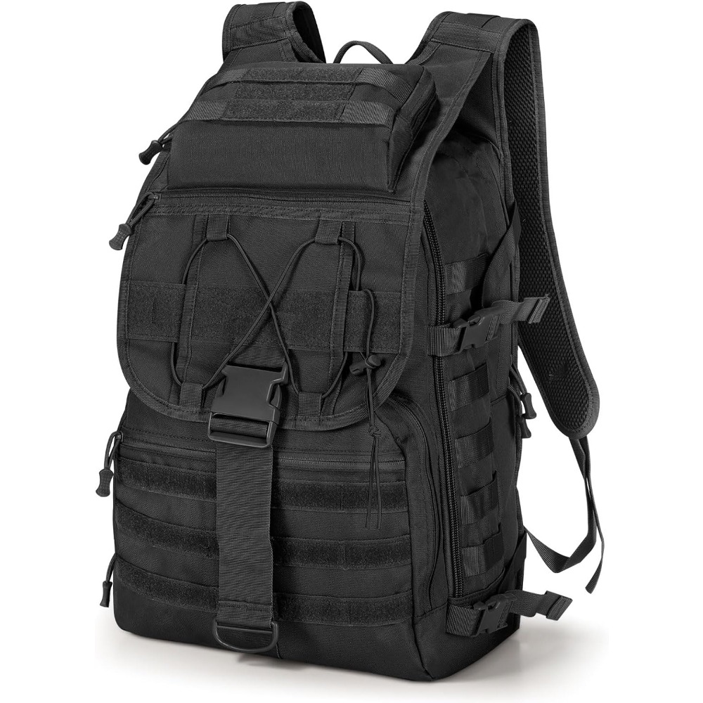 Image of Black X7 Tactical Backpack 35-40l Wear-resistant Outdoor Hiking Daypack