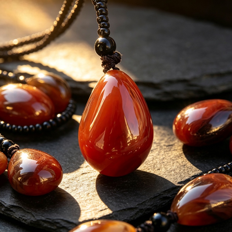 Natural Agate Pendant for DIY Jewelry Making