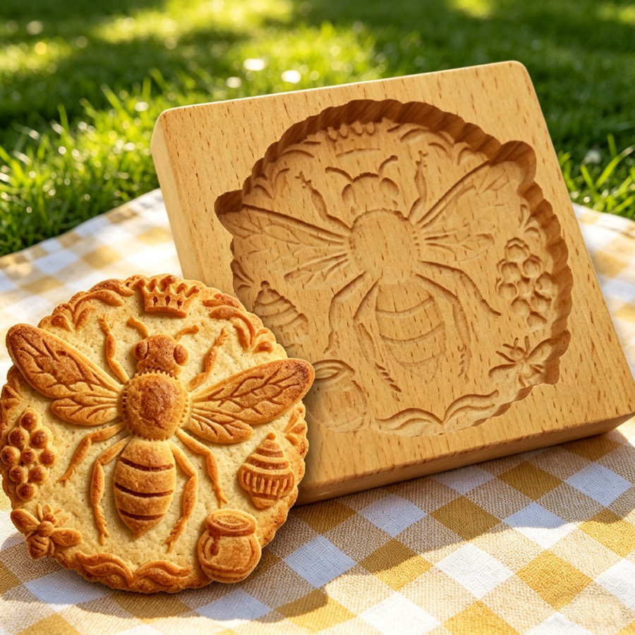 TEMU 4 Styles Of Queen Bee Element Cookie Cutters - Reusable Gingerbread Molds For, Pastries, And Homemade Snacks, Ideal For Baking, Perfect Gift For