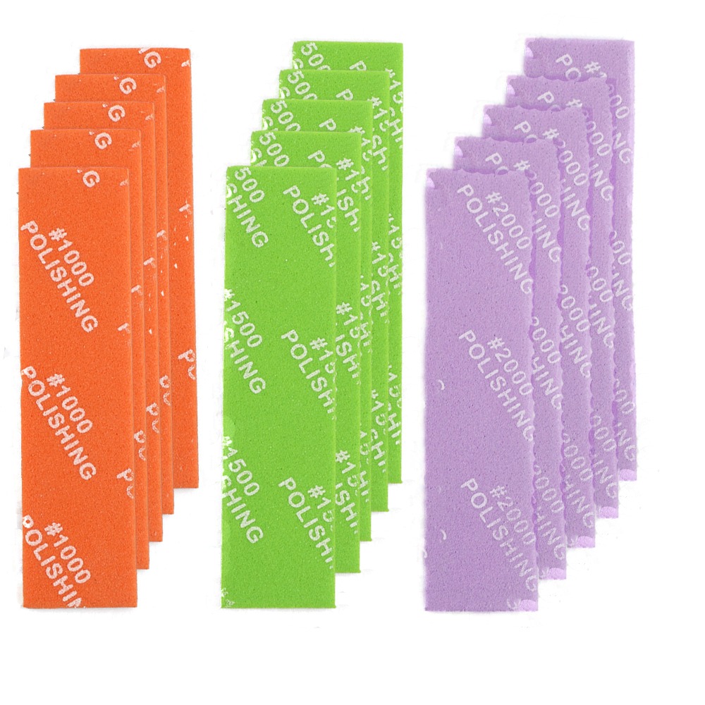 TEMU Éponge de ponçage pour modèle réduit, outil de modèle hobby à sec et humide, ensemble d'assortiment de de ponçage ( 400, 600, 800, 1000, 1200,