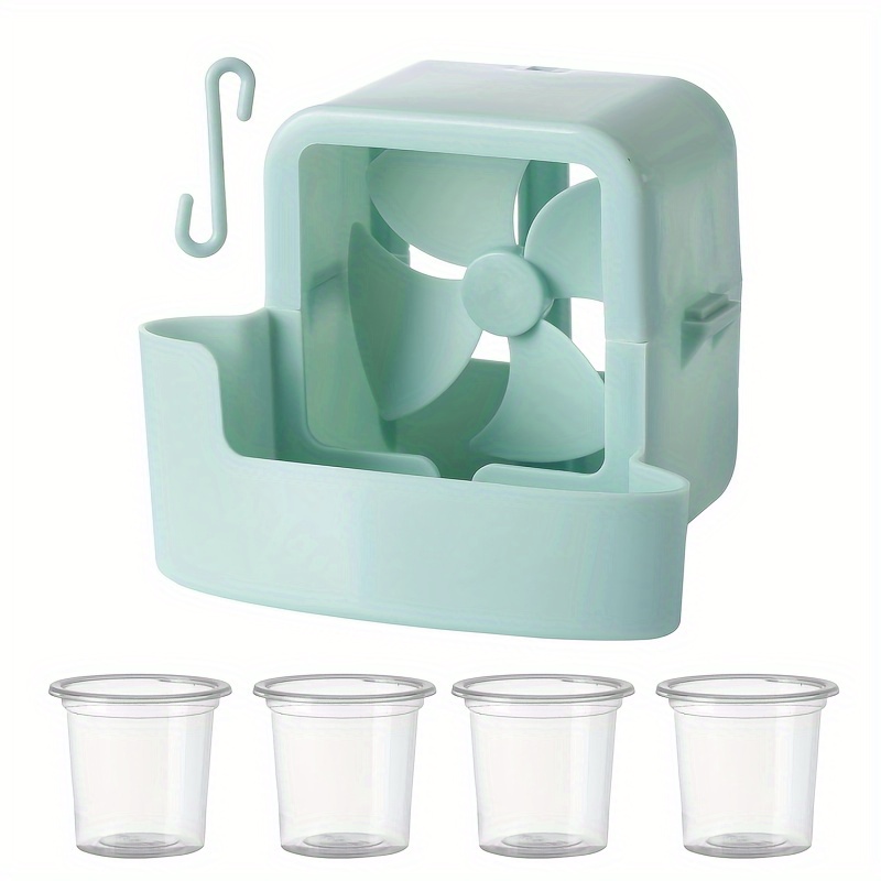 6pcs (full Set) Portable Fan Refrigeration Additions Set - Quick Cooling, No Electricity Needed, And Floor Fans, Includes Efficient Shaking Summer Cooling, Fan Additions