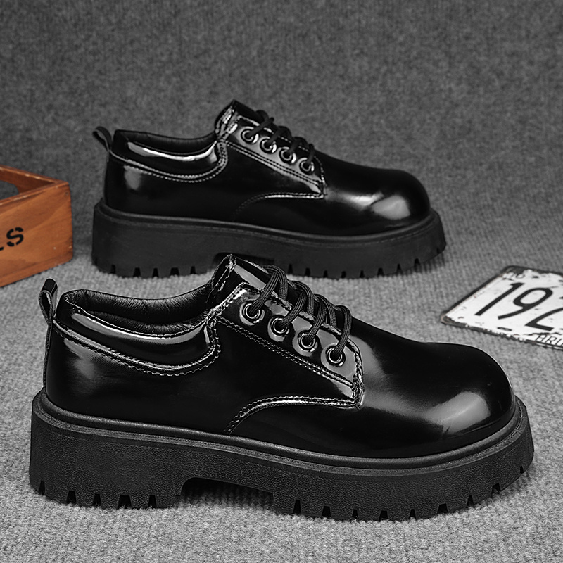 męskie   buty i boty loeikan na platformie zwiększającej  , buty w brytyjskim  , sznurowane, do dojazdów, formalne, biznesowe, na rozmowę kwalifikacyjną, do codziennego noszenia, męskie buty casualowe