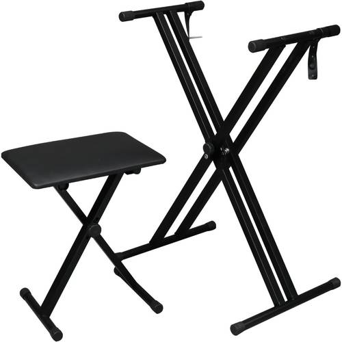 single tube double tube x shaped keyboard stand piano bench straps for 49 61 76 88 keys