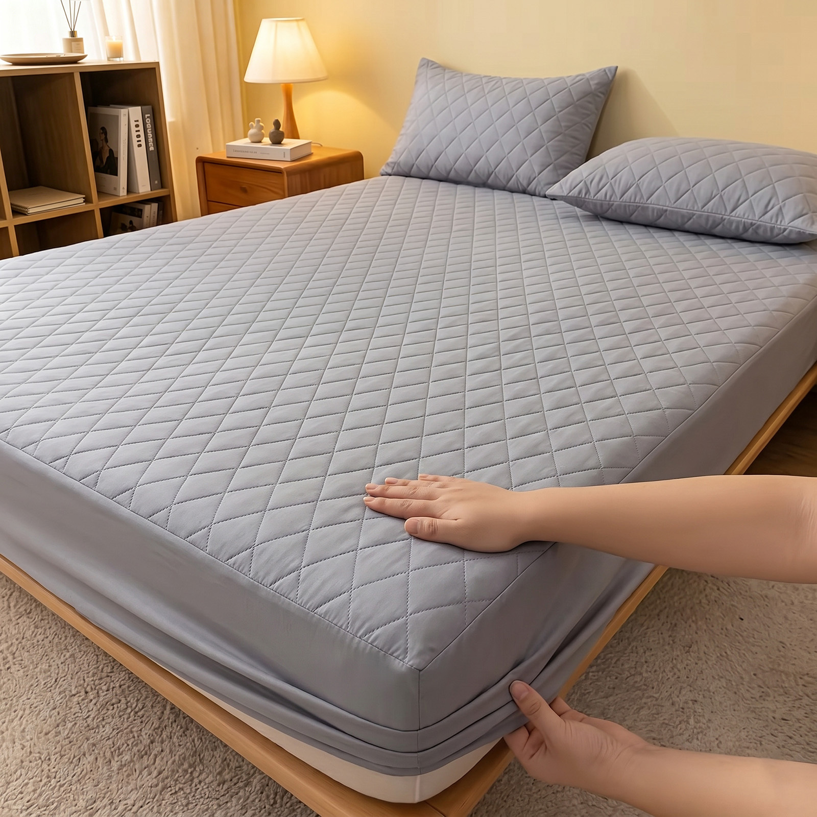Image of Children's Fitted Sheet 90×200 - 200×200cm, Fitted Sheet For Single & Double Beds, Ideal Housewarming & Christmas Gift, Bedroom Bedding For