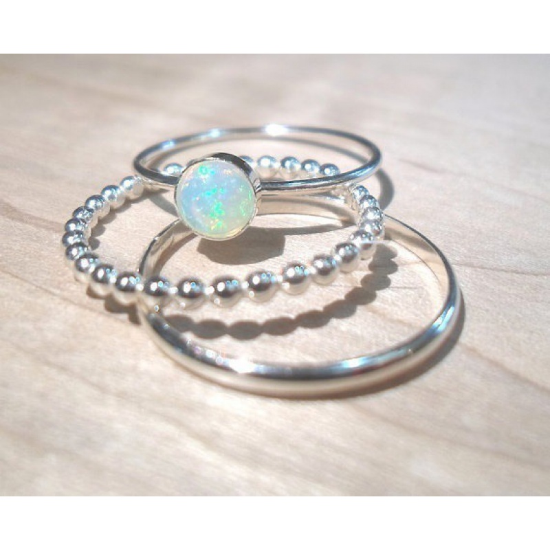 

-piece Opal Ring Ladies