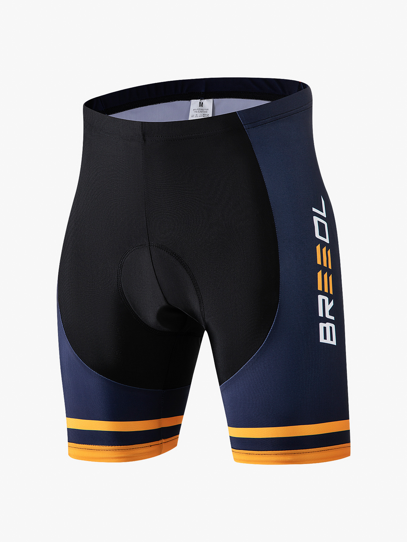 *'* Padded Cycling Shorts High Breathable Anti-Slip Leg Bands Fit  Long Distance Riding Shorts with