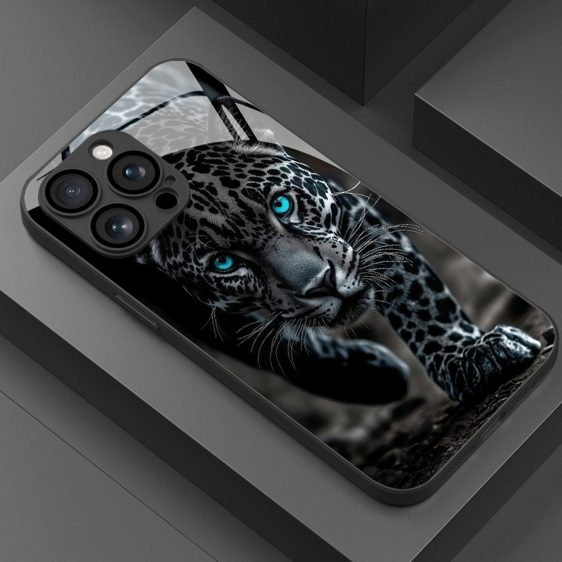 TEMU Phone Case - A Case Featuring A Black Panther Design, Trendy And Cool Instagram Style, Retro And Unique. This Phone Case Is Compatible With For