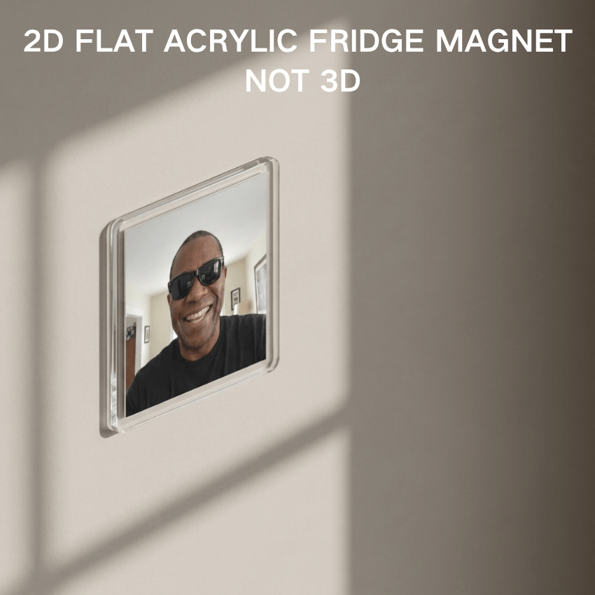 TEMU 1pc Custom Solo Picture Magnet, Personalized Acrylic Fridge Magnet With Photo, Elegant Beauty Keepsake Souvenir, Best Refrigerator Door Decor