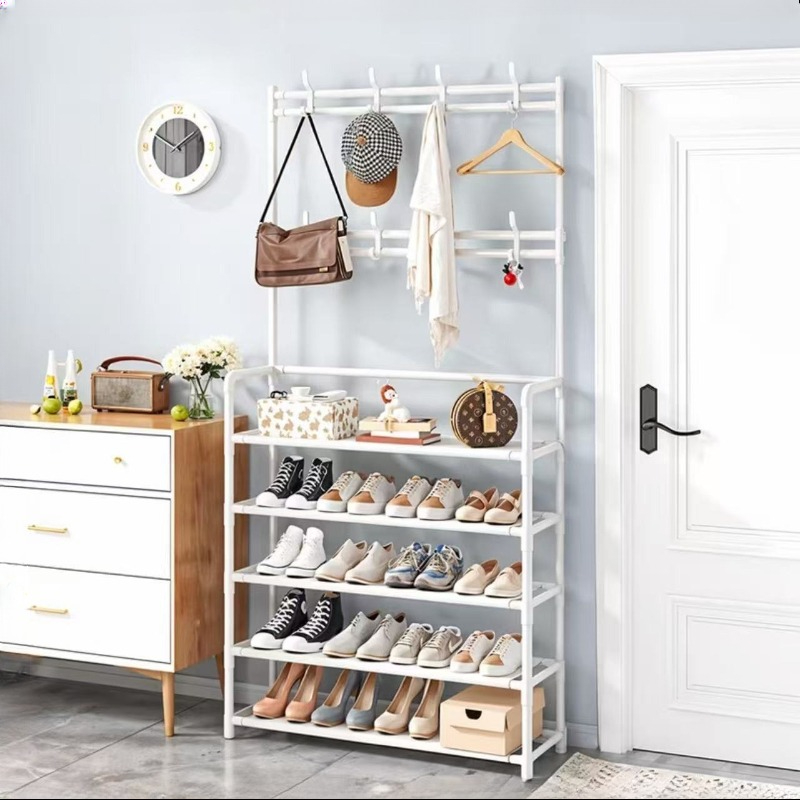 TEMU 2026 New Model Vertical Shelf, Five-tier Integrated Shoe Rack, Can Hold 15 Pairs Of Shoes. Store Shoes Right To . - Solution For Small . Storage