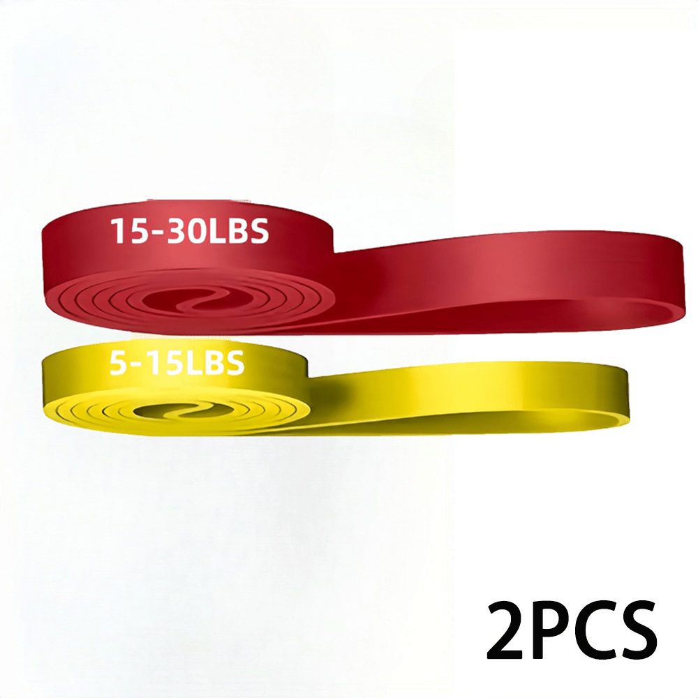 TEMU Lingpeng 2pcs Yoga Set Multifunctional Pull-up Strength Men's Elastic Bands