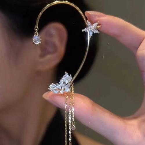 2pcs ear fashion clip earrings for women valentines day wedding holiday decorations