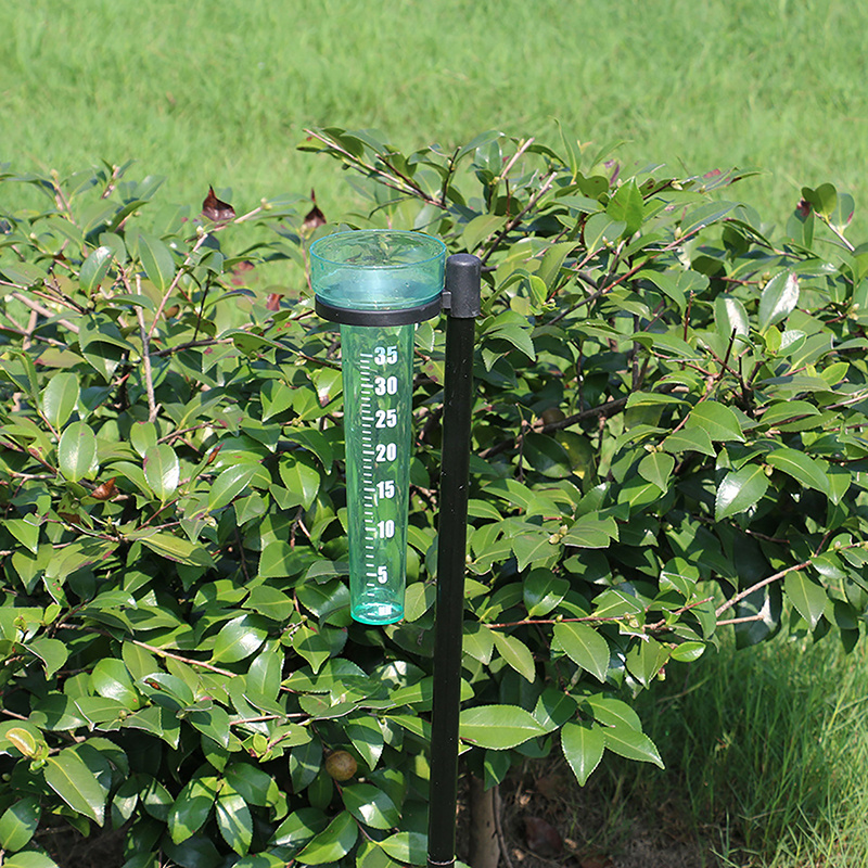 

1pc Portable Polystyrene Rain Gauge Measurement Tool For Garden Water Ground Outdoor Rainwater