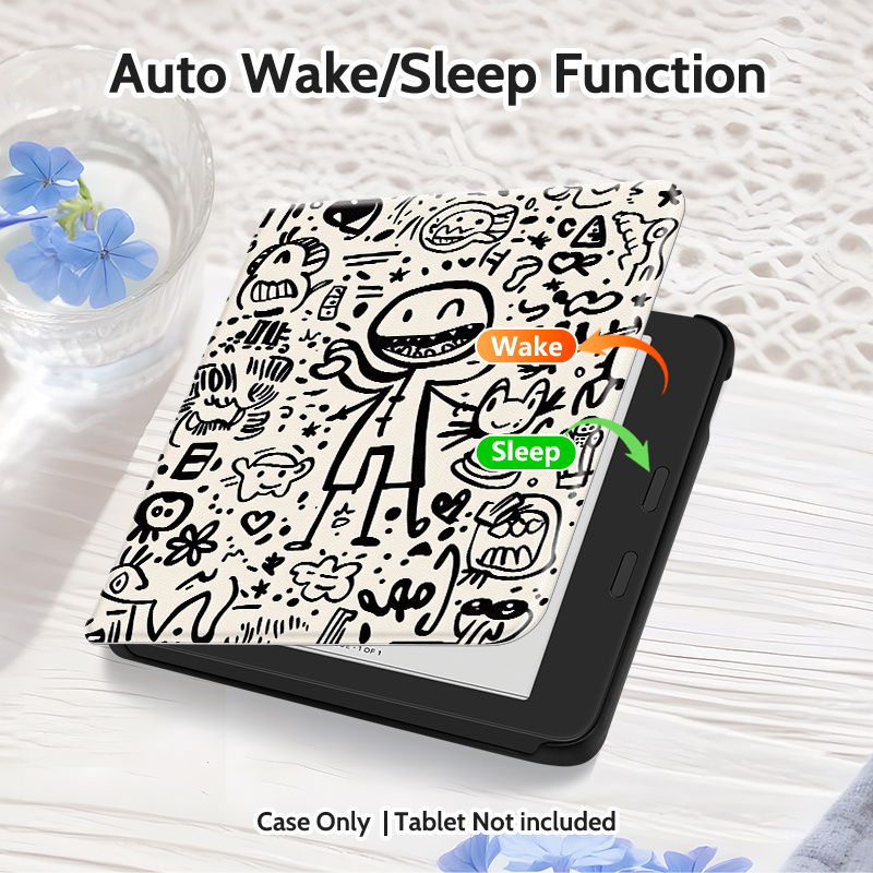 TEMU 1pc Lightweight Portable, Anti-slip, Compatible With The 2022-2024 E-reader Cases: 6-inch Colour (n367) And Libra Colour/ Libra 2 7-inch 2024