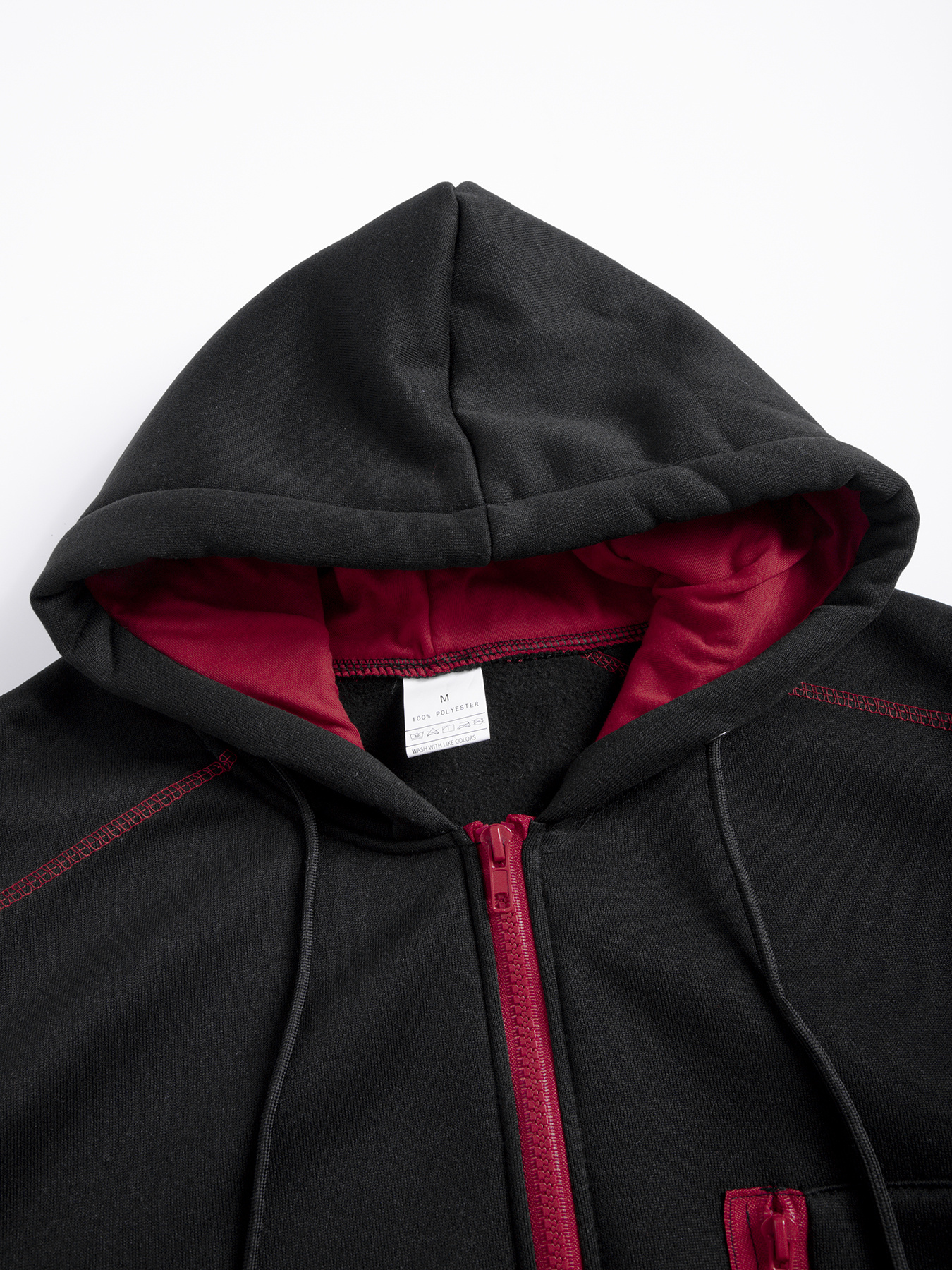 4pcs Men's Thermal Full-Zip Hooded Jacket - Heavy-Duty Winter Coat with Full-Zip Front Closure, Full-Zip Hooded Design, Full-Zip Sleeves, Full-Zip Pockets - Multi-Color Options (Black, Red, Grey, Navy) - Machine Washable Cold-Weather Outerwear for Hiking, Gym, Casual Attire - Ideal for Outdoor Activities & Layering - Fleece Lining, Retro Style, Zippered Pockets, Regular Fit, Long Sleeve, Solid Colors, Suitable for Casual & Outdoor Use, Winter Jackets for Men,