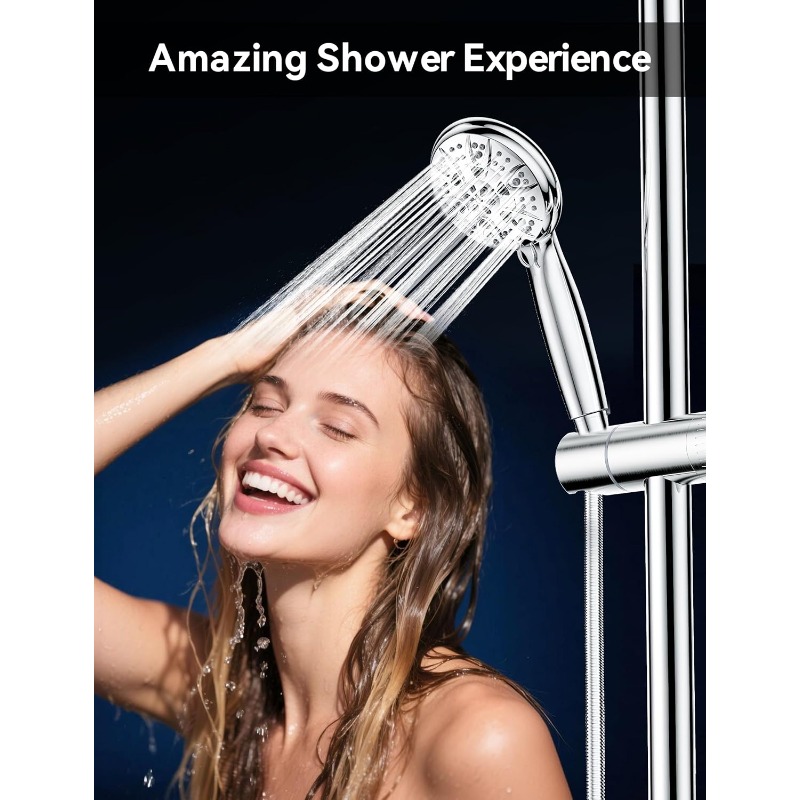 High Pressure Ceiling Mounted Shower Head with 5 Spray Modes