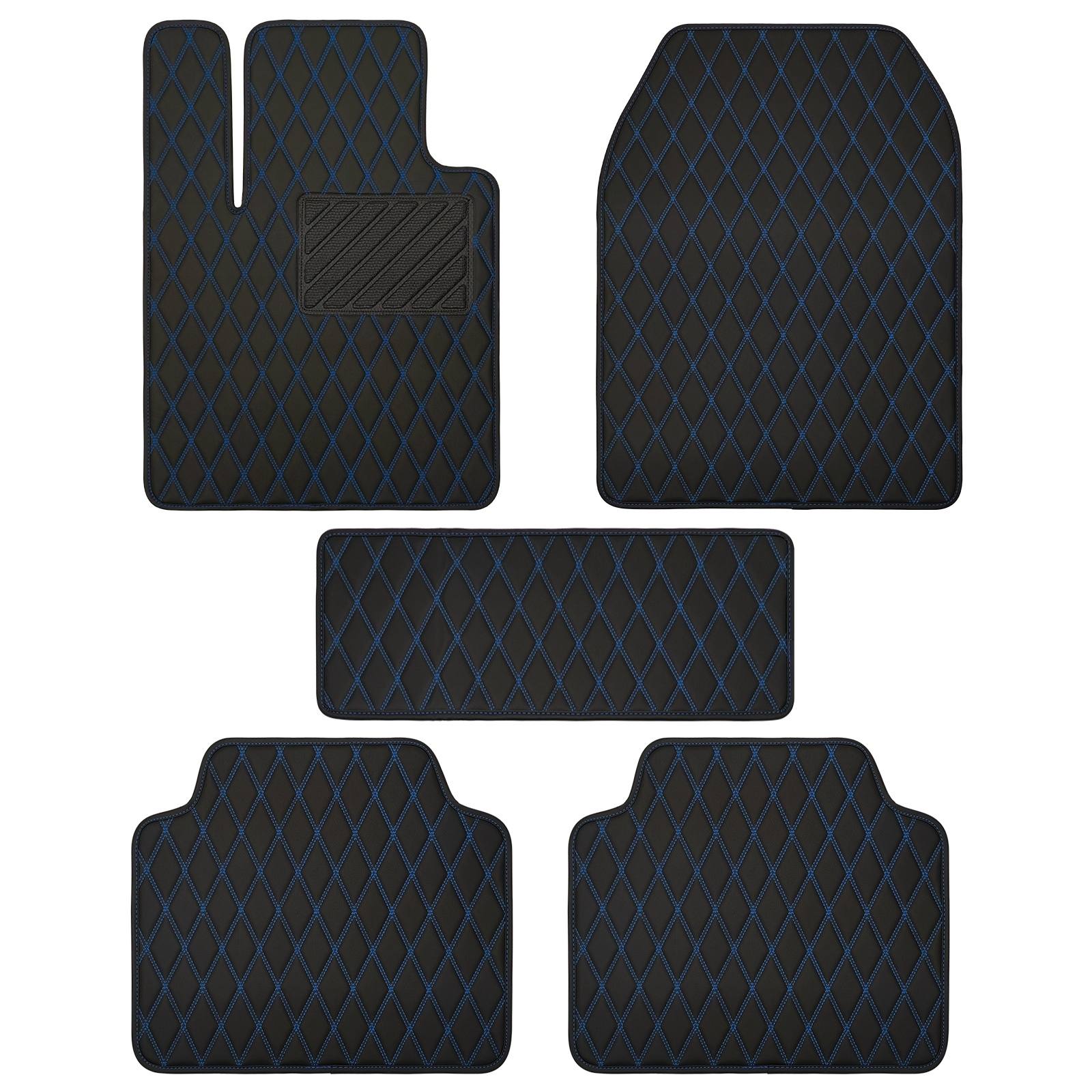 TEMU [left-hand Drive] For Sportage R-style 5pcs Luxury Pu Leather Car Floor Mats, Suitable For Sedans And Trucks/suvs, Universal Model, With