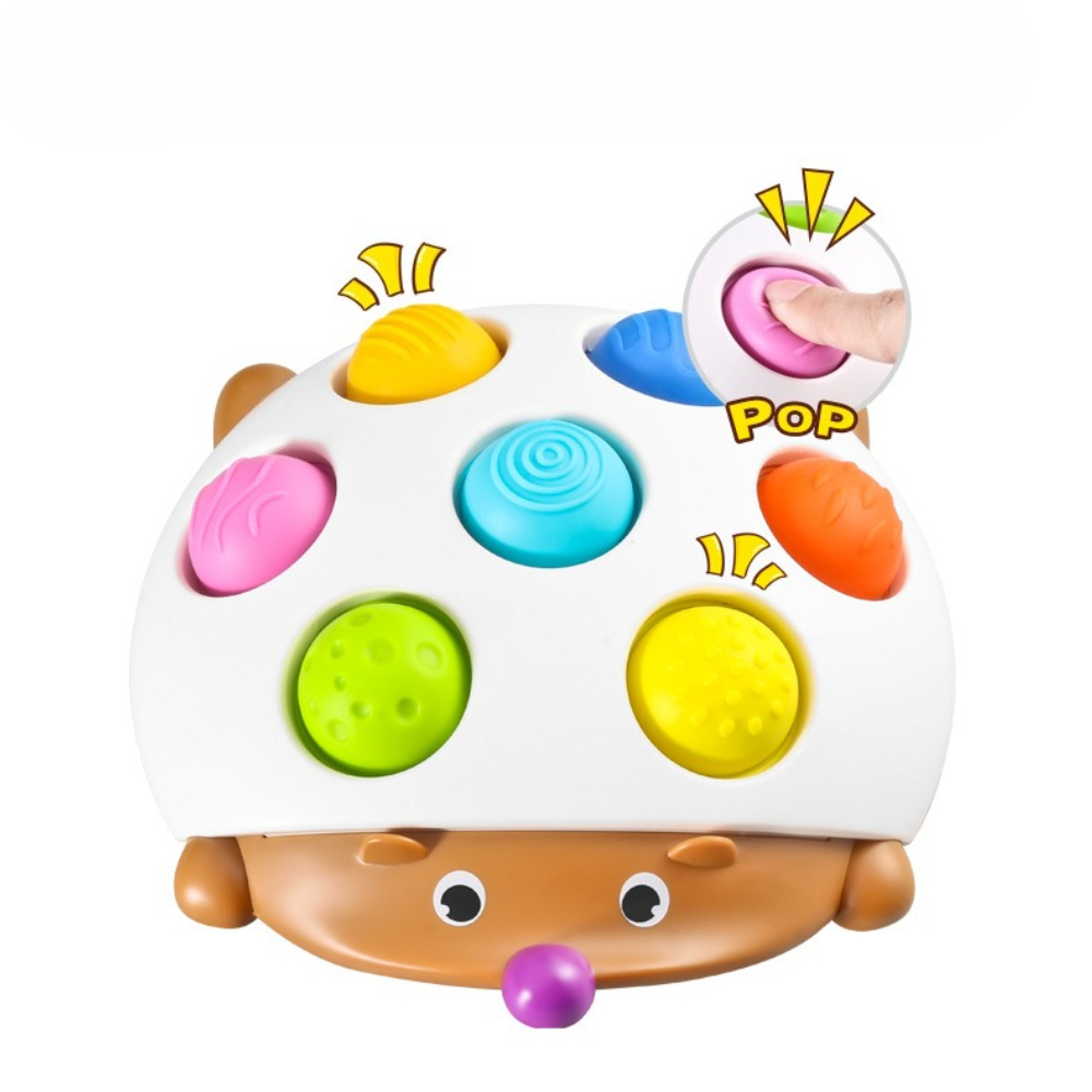 Sensory Baby Toy for Infants with Hedgehog Design