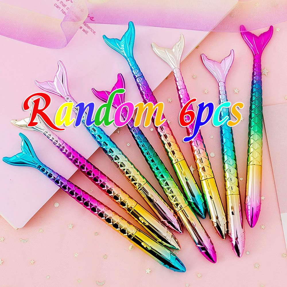 TEMU Regalo /Lui [Casuale] Set da 6/24 pezzi di articoli regalo per feste Penna - Penna rollerball creativa a gel liquido adatta per scuola, casa,