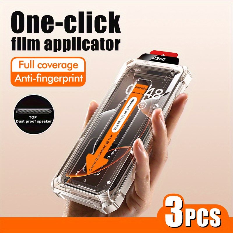 pack high definition clear tempered glass screen Temu United