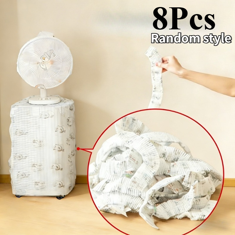 TEMU Random Style 8pcs Thick Dust Covers, Easy To Clean, Full Coverage Design, Universal Dust Protection Covers For Kitchen Appliances And Household