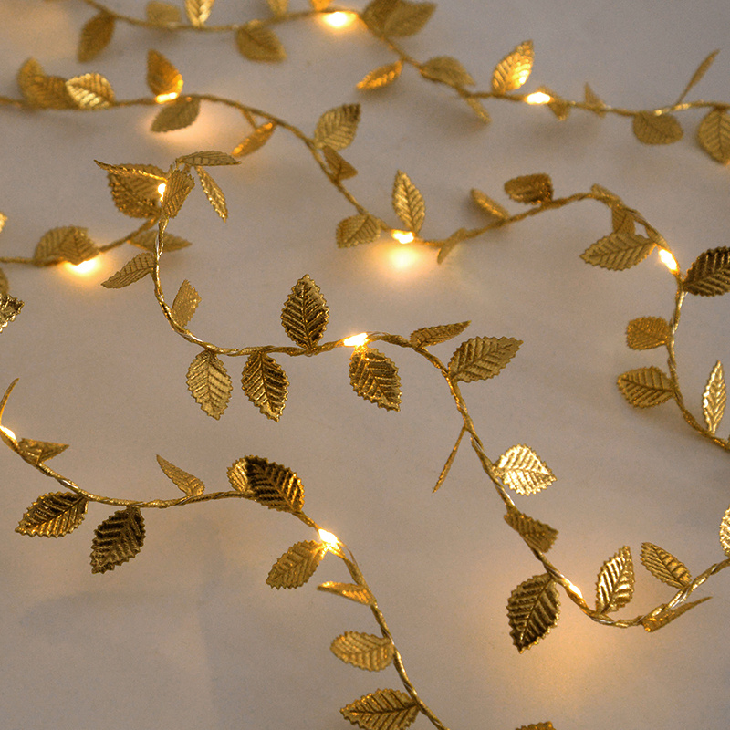   30led   garland fairy lights warm white string lighting battery operated 2x not included elegant decoration for home christmas thanksgiving table weddings artificial plant decor no feathers no  