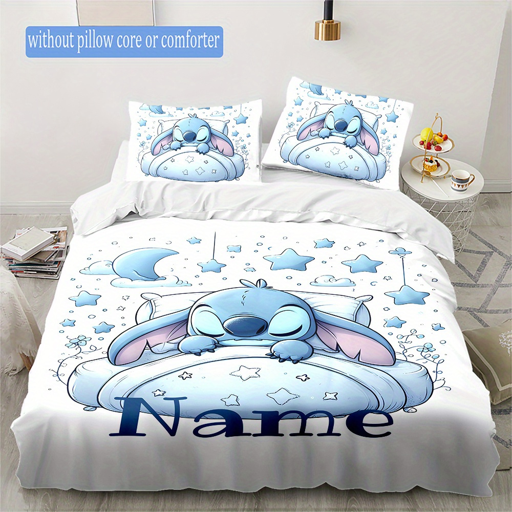 

3d Name Bedding For Bedroom Decor Bedclothes Halloween Christmas Gifts(1 * Duvet +2 * Pillowcase, )