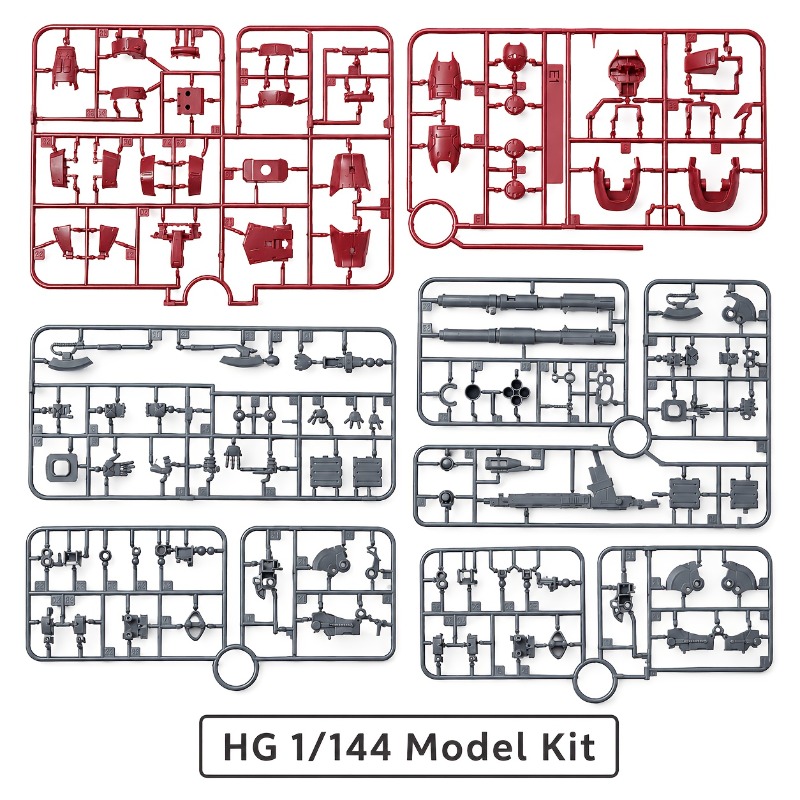 1/144 Scale Mecha Model Kit, Detailed Assembly