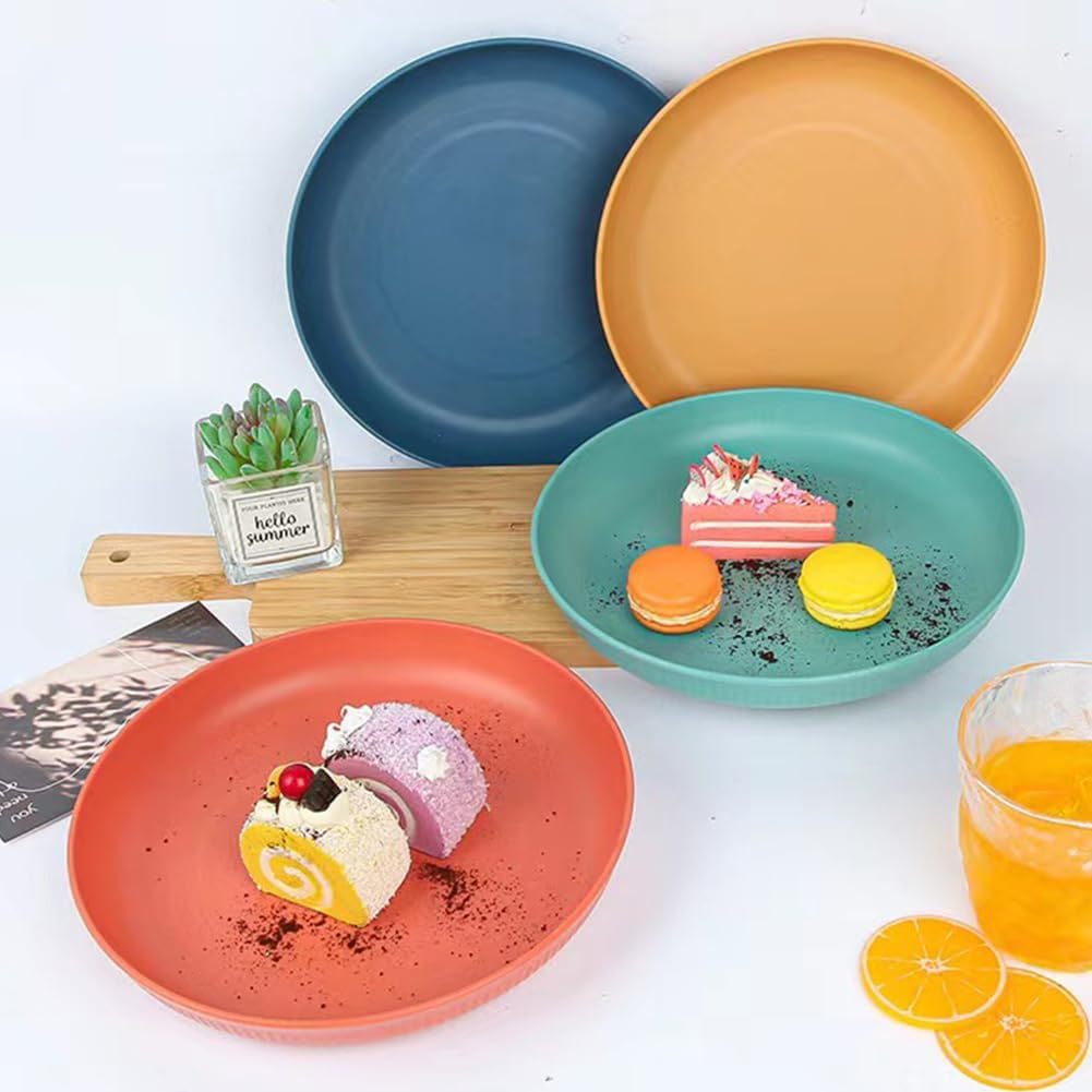 Dinner Plates Plastic Summer Dishes Unbreakable Lightweight