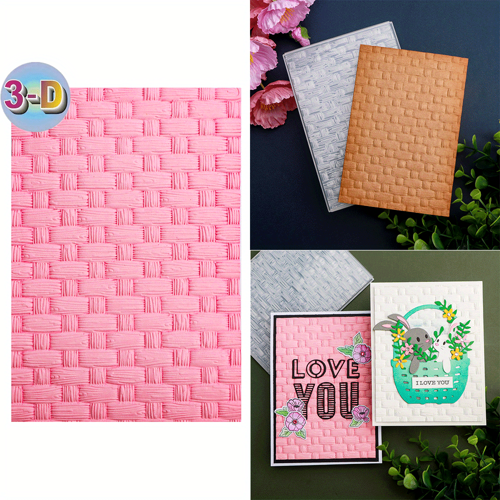 thumbnail image 2 of HIENAJ 3D Daisy Pattern Background Plastic Embossing 2 of 9
