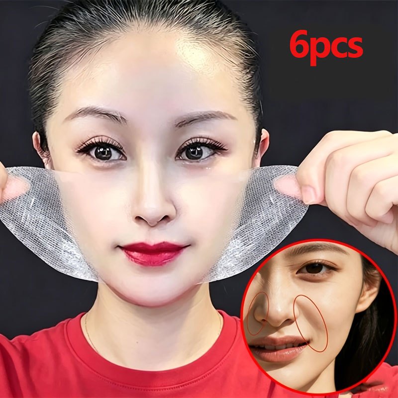TEMU Facial Memory -character Patch - High-elasticity Facial Sleeping Patch - Use - -character Design; Large Size; Covers - Suitable For Sleeping; No