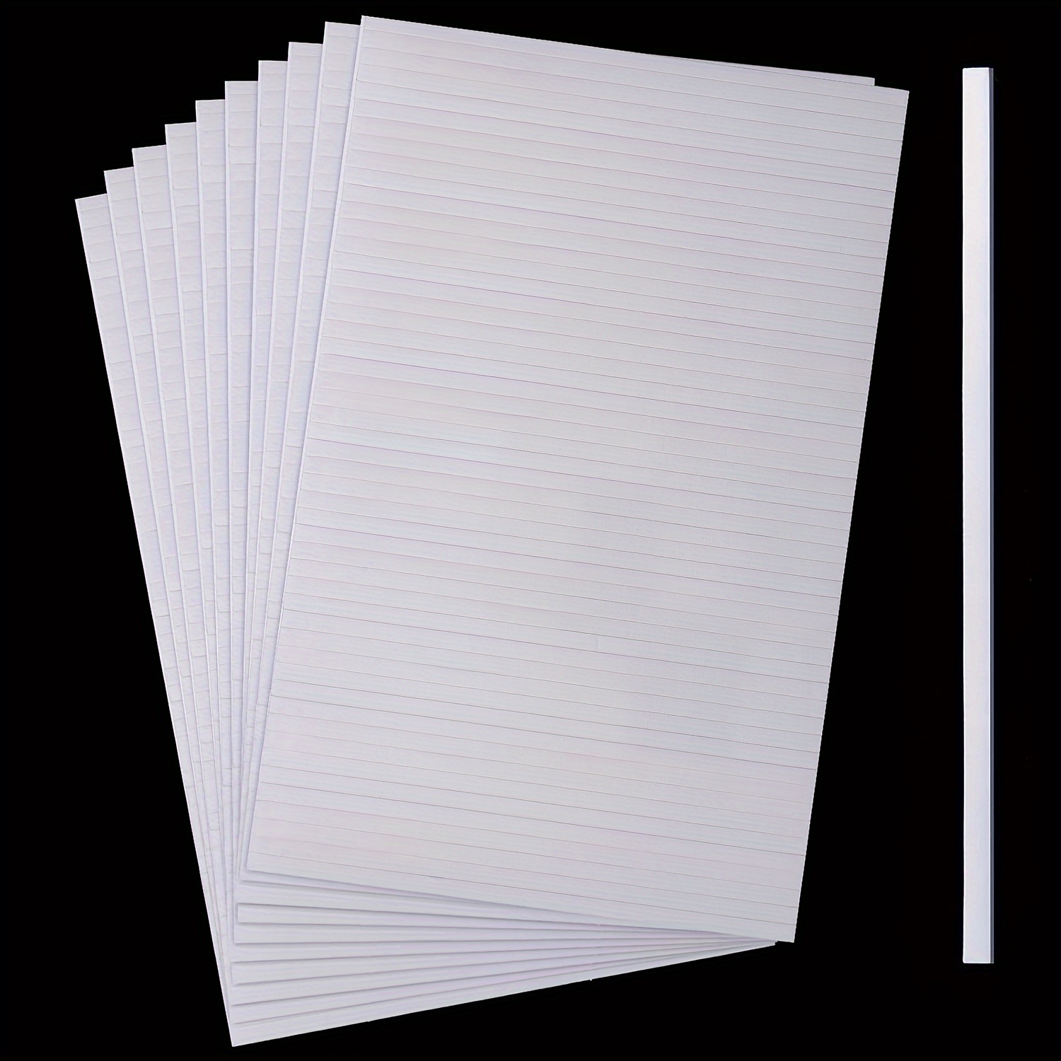 TEMU 500pcs (10 Feuilles) Bandes Adhésives de Montage en Mousse, Largeur 3mm/Ruban Mousse Double Face Prédécoupé pour Cartes