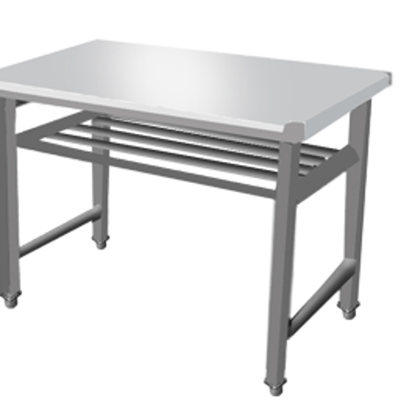 

Stainless Steel Folding Kitchen Prep Table - Commercial Grade, Non-electric