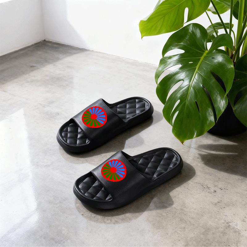 TEMU 1 Paire de Pantoufles de Couple à Bohèmes, à Bout Ouvert, pour les de Bains, les Plages, et Fabriquées en Matériau EVA. Ces Styles Unisexe