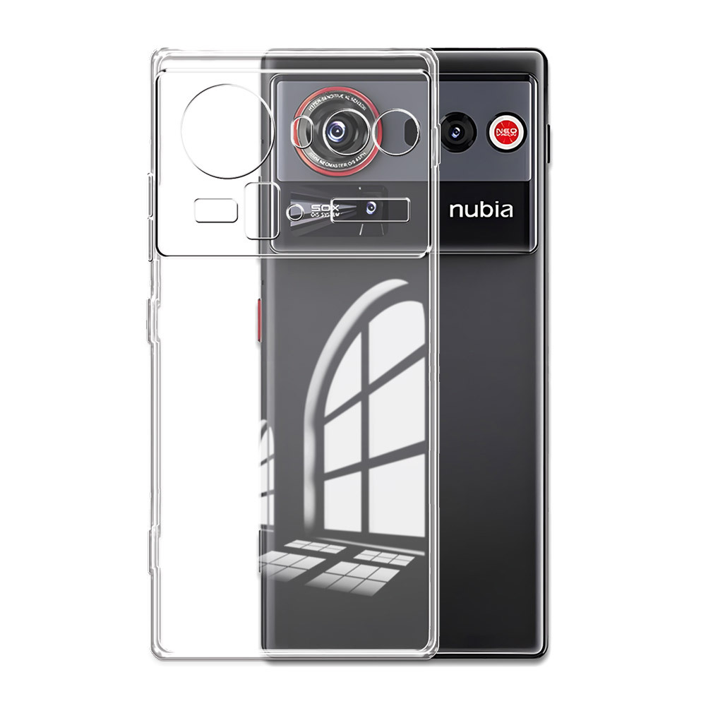 TEMU Phone Case: Transparent Hd Tpu 6.85-inch Phone Case For Zte Z80 Ultra, Nx741j Drop-proof Shockproof Protective Cover