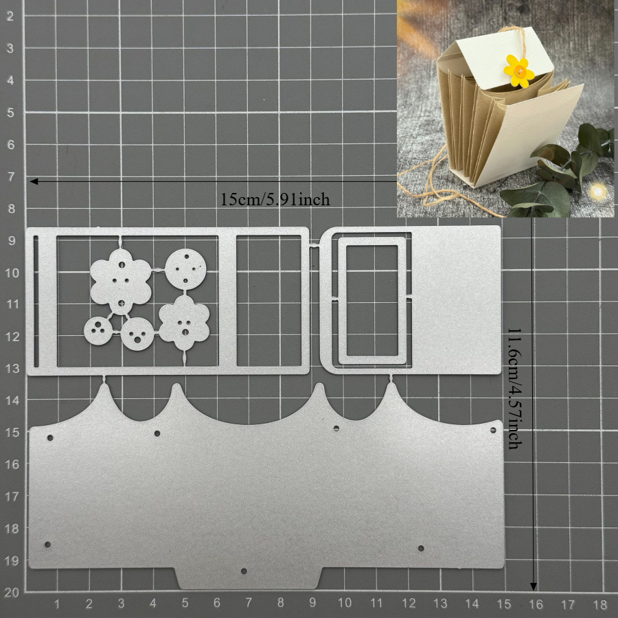 2026 New Arrival Mini Lantern Box Metal Cutting Dies For Diy Scrapbooking Card Making Stencils Embossing Craft Decoration