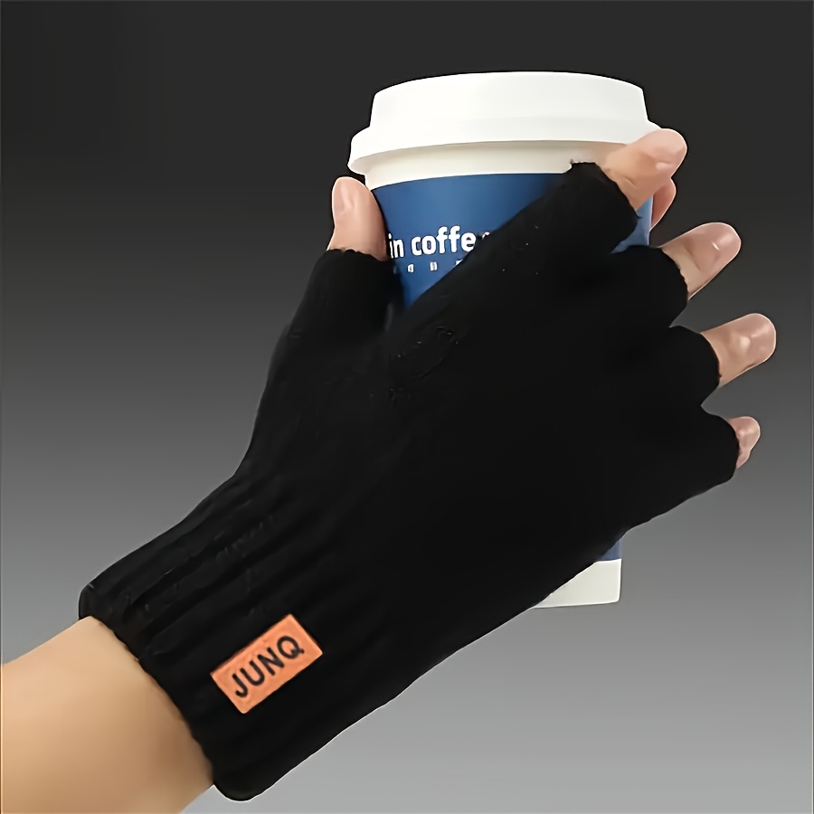 A Pair Of Fingerless Warm Gloves For Autumn And Winter - Perfect For Gifting To - An Ideal Present For And Winter