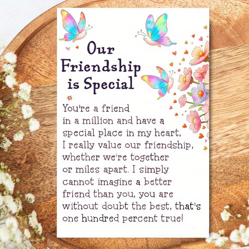 Heartfelt Birthday Card for Best Friend, Perfect for Any Occasion