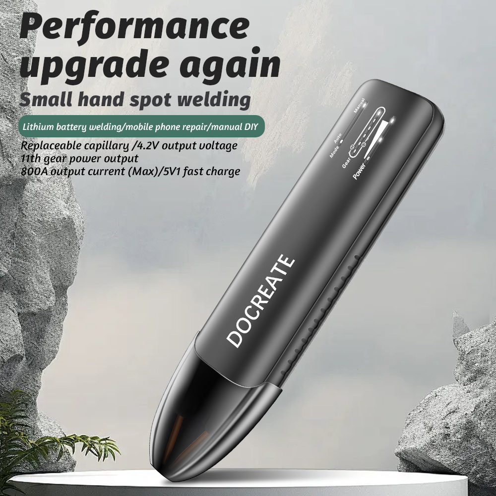 TEMU Compact Domestic Handheld Spot Welder(led Display) Portable Spot Welder With Spot Welding Pen