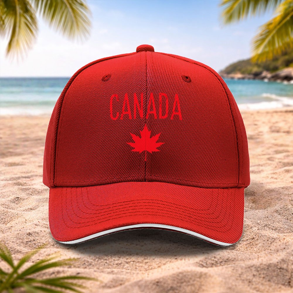 TEMU 1 Casquette de baseball tendance à feuille d'érable canadienne, légère et ajustable, unisexe, idéale pour , le fitness, les sports de et autres