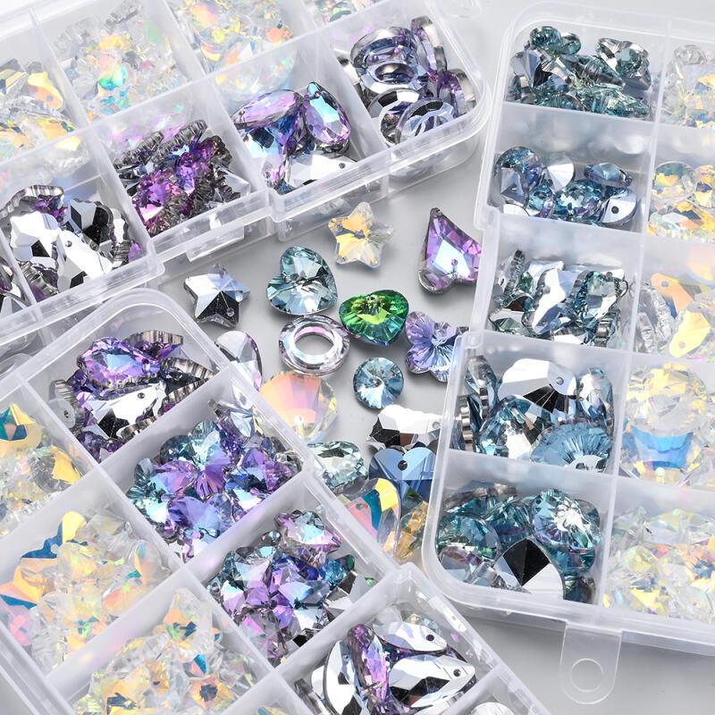 a set 100 assorted colored crystal beads including round - Temu 