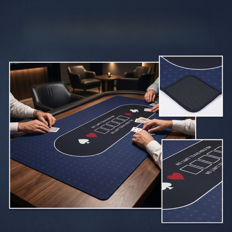 Texas Hold'em Poker Table Mat