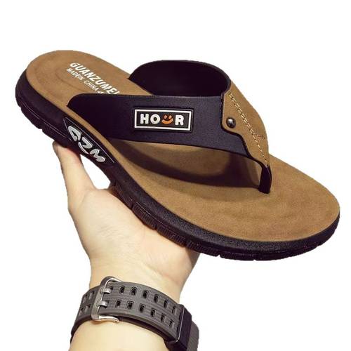 heren slippers trendy zomer anti-slip slijtvaste outdoor strand casual dikke flip-flops