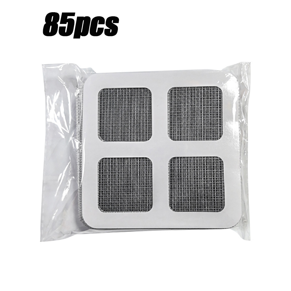 TEMU 85 piezas de parche autoadhesivo desechable para desagüe de piso con filtro de pelo, el pelo, previene el atasco y los insectos. y pegar sin