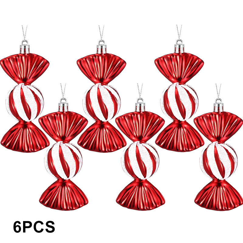 Christmas Candy Decoration Gift Box, Electroplated Painted Candy Props, Christmas Tree Hanging Ornaments, Colorful Candies