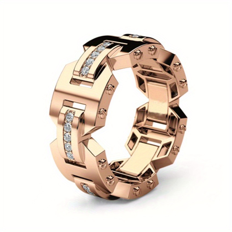 

1 Pcs Gold Engagement For Men And Women