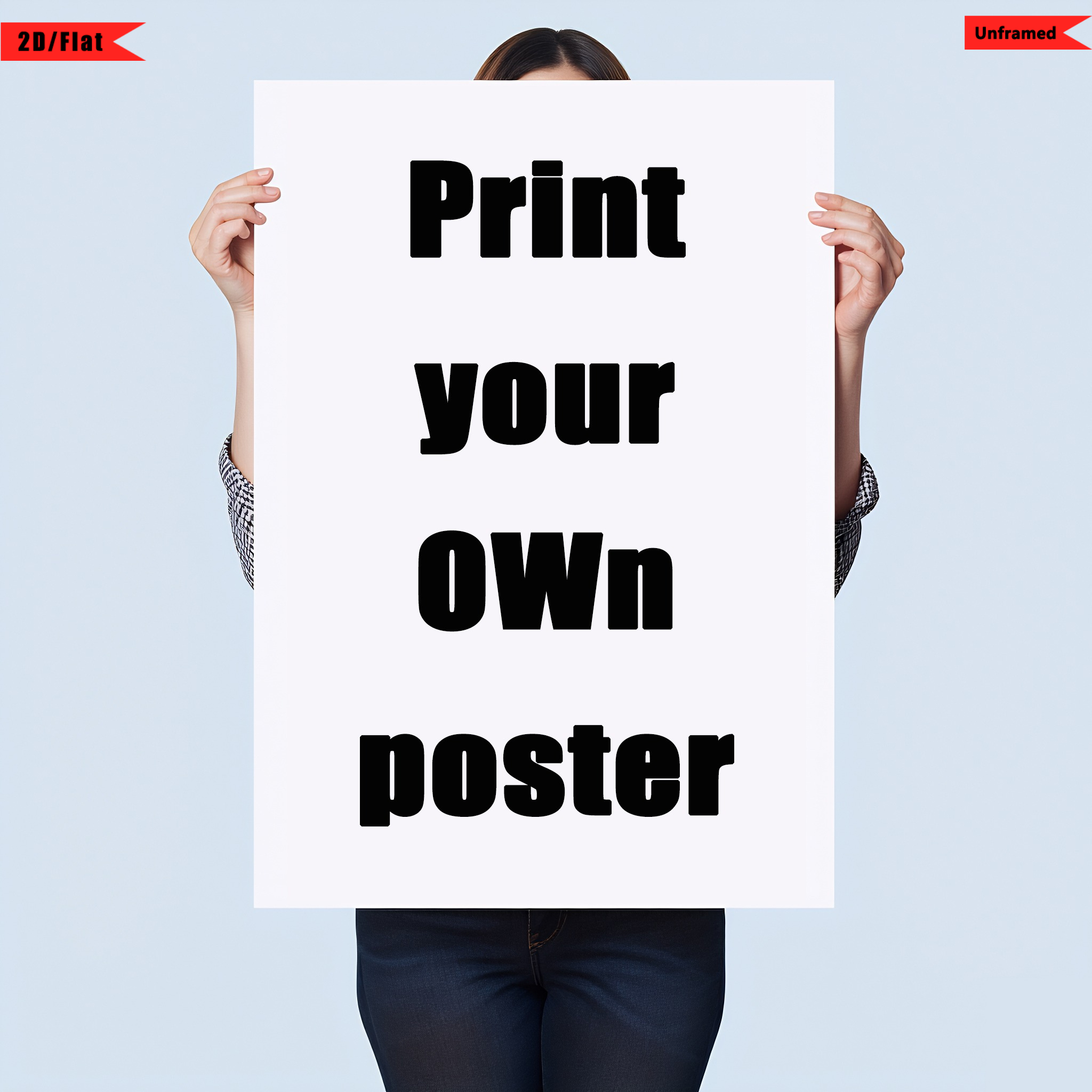 2d flach, 2d flach, 2d/flach, 1 stück, ungerahmter individueller posterdruck - hochladen ihres eigenen   und textes - personalisierte foto-wandkunst für home office - hochwertiger diy-bilddruckdienst - einzigartiges geschenk zum geburtstag und jahrestag