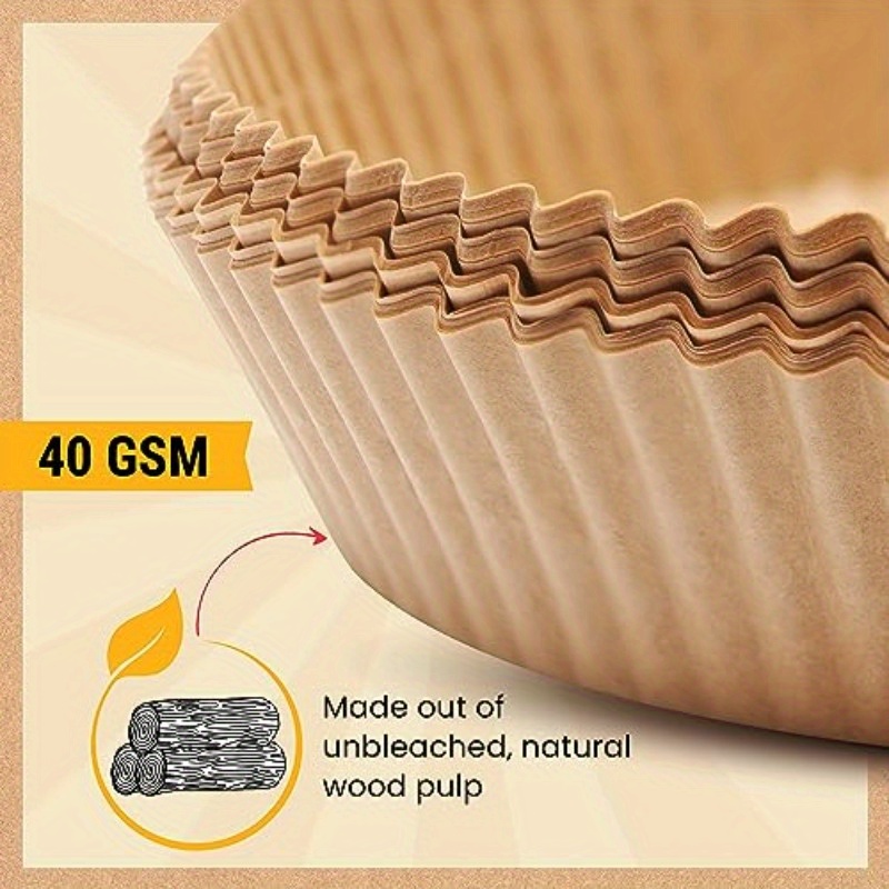 250pcs   air fryer liners non stick oil proof disposable baking sheets 8 inch round parchment paper for 5 8 qt baskets compatible with         air fryers ovens microwaves easy     250 count microwave safe nonstick sheets heatresistant sheets   material busy families meal preppers Product details 5